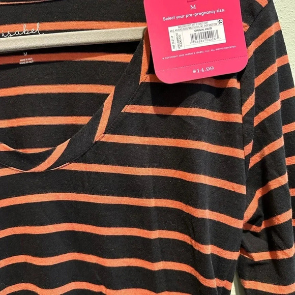 Isabel‎ Maternity Striped Long Sleeve - Picture 4 of 5